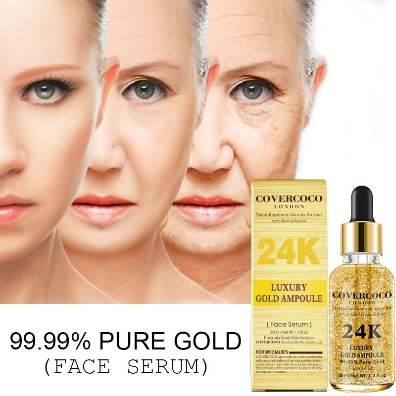 Serum Suero Facial Oro 24k Gold Antiarrugas